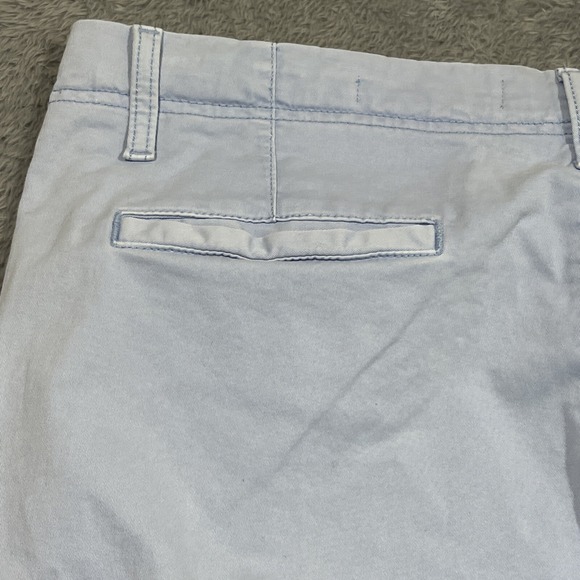 Banana Republic Boyfriend Pants Women's 14 38x28 Light Blue Wide Leg Chino - Picture 9 of 13